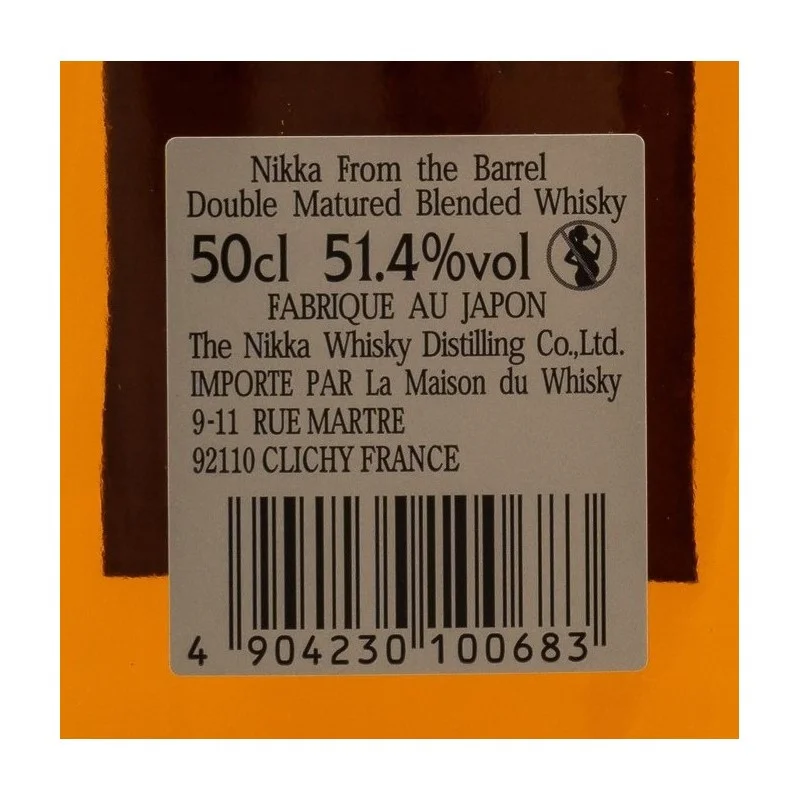 Nikka Whisky From the Barrel 0,5 L 51,4% vol Nikka Whisky From the Barrel 0,5 L 51,4% vol